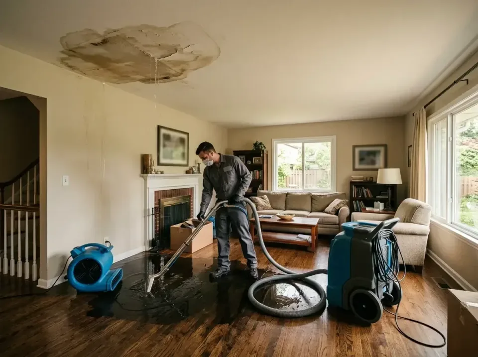 attic-pipe-burst-ceiling-drip-008 — frequently asked questions, Water Damage Restoration & Carpet Care in Myrtle Grove, FL